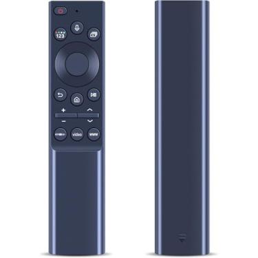 Imagem de Controle remoto de voz de substituição BN59-01350C compatível com Samsung Smart TV UN43AU8000 UN43AU8000FXZA UN50AU8000 UN50AU8000FXZA UN55AU8000 UN55AU8000FXZA UN65AU8000FXZA UN70AU8000FXZA 8000FXX