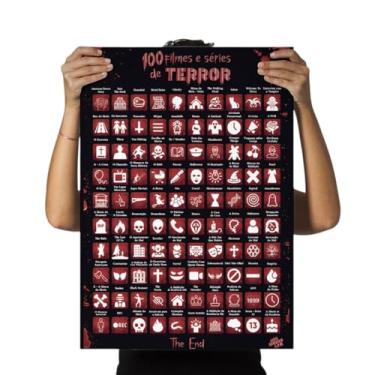 Imagem de Pôster Raspadinha 100 Filmes e Séries de Terror – Lista Interativa para Fãs de Horror