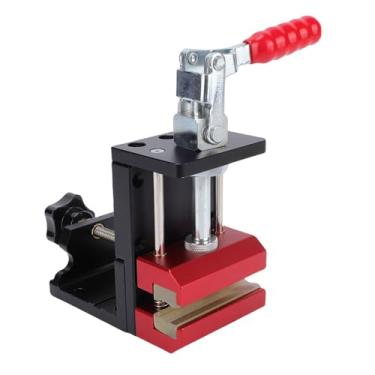 Imagem de Yunseity Braçadeira de Torno de Clube, Ferramenta de Remoção de Aperto de Clube de Liga de Alumínio Com Almofada de Borracha, Braçadeira de Torno de Mesa Portátil para Regripping Clubes