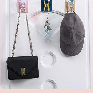 Imagem de Cozinha lavanderia corredor armazenamento ordenado durável fácil de instalar ganchos de parede giratórios 360 graus nan (#3) gancho forte adesivo para banheiro necessidades diárias