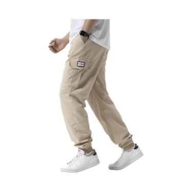 Imagem de Calças Cargo Casuais Masculinas Para Primavera E Outono, Tamanhos S-2X