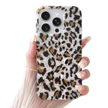 Imagem de SmoBea Capa para iPhone 16 Pro com estampa de leopardo, capa de telefone TPU macio à prova de choque fina para mulheres e meninas, leopardo1