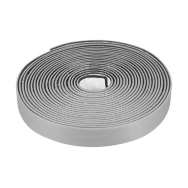 Imagem de PATIKIL Tira de vedação de fogo de fumaça, fita expansível de vedação de porta de 16,4 m, material composto de borracha grafite autoadesiva para portas de aço com classificação de fogo, 1,8 cm L x 0,2