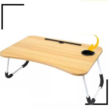 Imagem de Mesa Dobrável Portátil para Notebook Home Office Apoio Cama Sofá Portátil