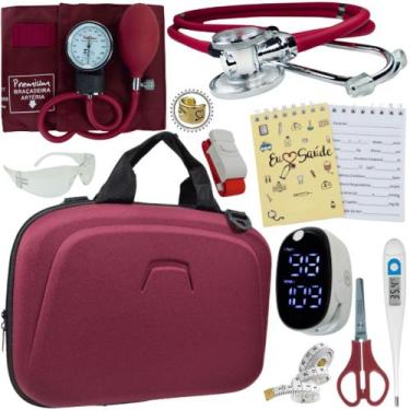 Imagem de Kit Enfermagem Super Luxo Maleta Exclusiva Completa - Love Saude, VINH