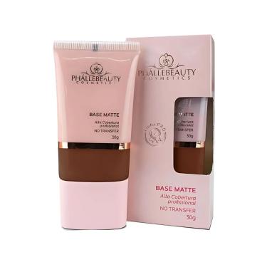 Imagem de Base Matte Alta Cob 10 Phallebeauty 30G