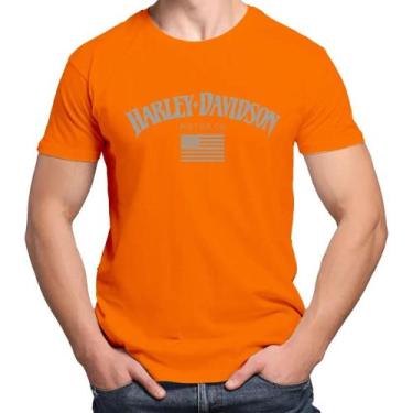 Imagem de Camisa Camiseta de Algodão Masculina Feminina Unissex Harley Davidson 