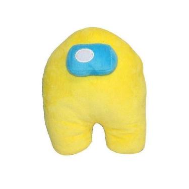 Imagem de Boneca de pelúcia macia Among Us (Yellow-Stand) de 20 cm para criança 