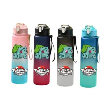 Imagem de Garrafa De Água Esportiva Pokémon Pikachu Charizard 800ML À Prova De V