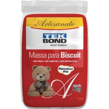 Imagem de Massa de Porcelana Fria Biscuit 90G Vermelho CX.C/06 - Tekbond