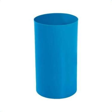 Imagem de Lixeira Plástica 22 Litros Sem Tampa Azul - jsn