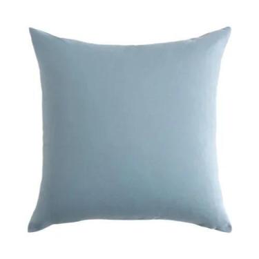 Imagem de Capa De Almofada Azul Claro Com Estampa Xadrez 30x50cm 45x45cm Capa De