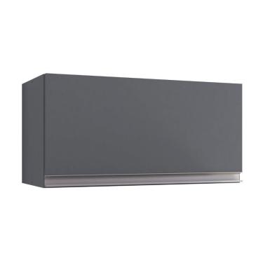 Imagem de Armário Aéreo Geladeira Andréia 60 Cm Cinza Ajl