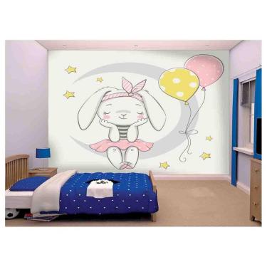 Imagem de Papel De Parede Infantil Coelhinha Quart Bebê  Azs162