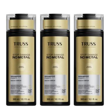 Imagem de Truss Stop No Metal Kit Shampoo 3x300ml
