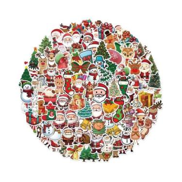 Imagem de Adesivos De Graffiti De Natal À Prova d'Água Para Bagagem, Caixa De So