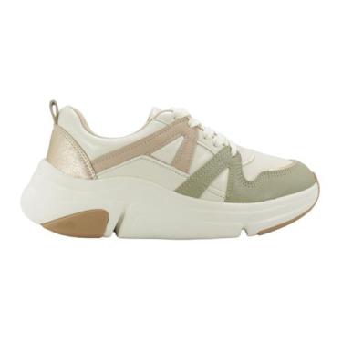Imagem de Tênis Feminino Modare Branco Off Verde, Bc, Branco off, Oliva, 35