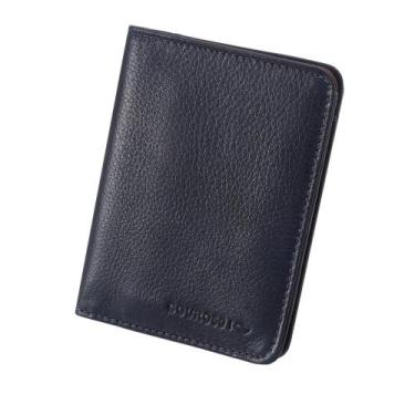 Imagem de Carteira de Couro Couro50 Sé/SP - Reserva Especial, Marinho, Conhaque