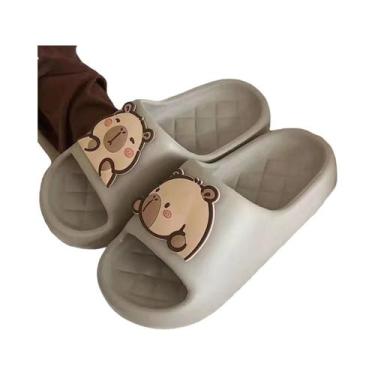 Imagem de Chinelo Capivara Feminino - Design Bonito, Sola Grossa, para Verão, 36