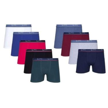 Imagem de Cueca Boxer Lupo Algodão Com Elastano Masculino Adulto 00523-002, P, V