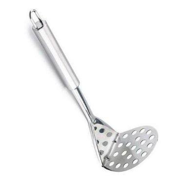 Imagem de Amassador De Batatas Aço Inox Reforçado Kehome Linha Luxo 27,5 Cm - Ke