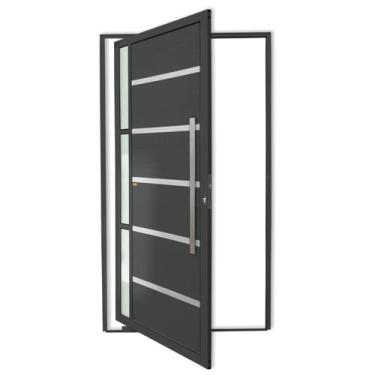 Imagem de Porta Pivotante Lambril Miraggio com Puxador Super 210cm x 100cm Brima