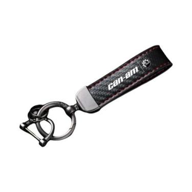 Imagem de Suporte Para Chave De Motocicleta BRP Can-Am, Chaveiro De Couro De Alt
