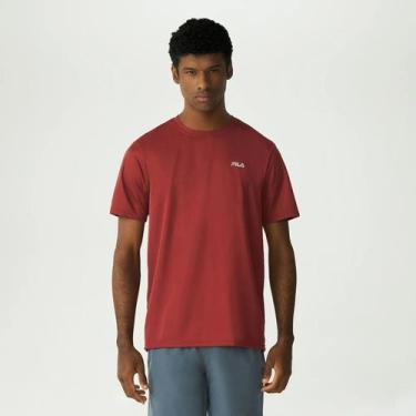 Imagem de Camiseta Fila Sports Light Masculina, P, Vermelho