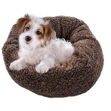 Imagem de Almofada Cama Almofadão Casa Casinha Macia Quente Confortável para Cachorro e Gato - Cor: Chocolate