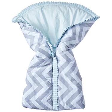 Imagem de Biramar Baby Porta Bebe Estampa Brooklyn Chevron Cinza/Azul Azul