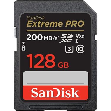 Imagem de Cartão SDXC SanDisk Extreme PRO 128GB - 200MB/s