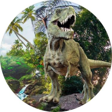 Imagem de Painel Redondo 3D Sublimado Dinossauro Frd-525