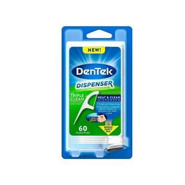 Imagem de Dispenser Fio Dental com Haste Dentek Triple Clean com 60 unidades