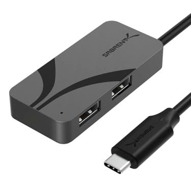 Imagem de SABRENT Hub USB-C, 3 portas com entrega de energia de 100 W, portas USB-A e USB-C de 5 Gbps, USB PD 3.0 para laptops, Steam Deck, ROG Ally, tablets, telefones (HB-C4WP)