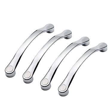 Imagem de 1 par Plástico Galvanizado Distância do furo 14,5 cm Vidro Acessórios para porta deslizante do box para banheiro Maçaneta da porta interna do box, DH, 108,4 PCS