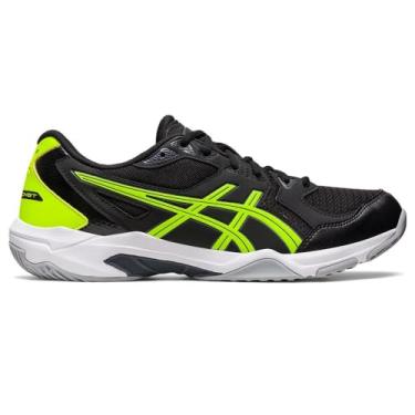 Imagem de Tênis Asics Gel Rocket 10 Preto Limão e Branco-42