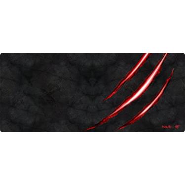 Imagem de Havit Mouse Pad Grande Gamer MP860, 70 X 30 Cm, Tecido de Malha Fina, Base de Borracha Antiderrapante, Design com Bordas Costuradas, Útil para Cobrir Teclado, Mouse e Outros Objetos, Preto