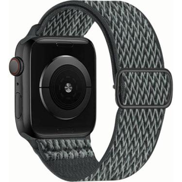 Imagem de Pulseira Nylon Solo Chevron compatível com Apple Watch - Baú do Viking