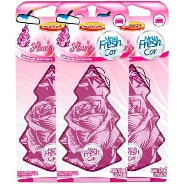Imagem de Kit 3 Aromatizantes Carro Cheirinho Bom Muitas Fragrâncias - Luxcar, F