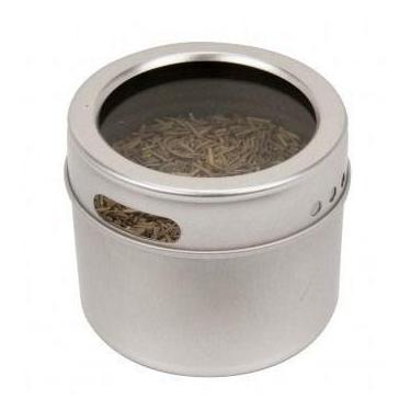 Imagem de Porta Condimento Tempero Inox Magnético Imã Geladeira 1 un - Good Shoo