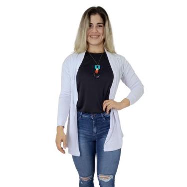 Imagem de Cardigan Casaquinho Manga Longa KIMONO Casaco Feminino - FRV Moda Fitn