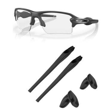 Imagem de Kits de borracha de substituição para óculos de sol Oakley Flak 2.0 OO9295|Flak 2.0 XL OO9188 - Preto
