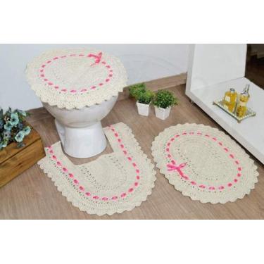 Imagem de Jogo de Banheiro de Crochê Leticia - Arte & Tear