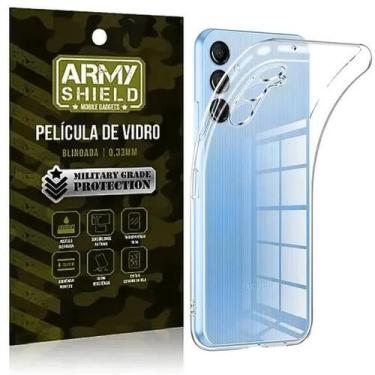 Imagem de Capa Capinha Galaxy S24Fe + Película de Vídro 3D Blindada - Armyshield
