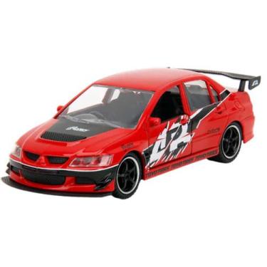 Imagem de Velozes E Furiosos Mitsubishi Lancer Evolution IX Jada 1/32, Vermelho