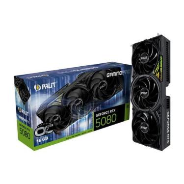 Imagem de Gpu Palit Geforce Rtx 5080 Gamingpro 16gb 256 Bits Oc Ne75080s19t2-gb2