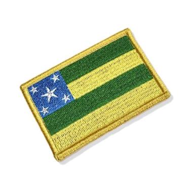 Imagem de BE0429-001 Bandeira Sergipe Brasil Patch Bordado 7,5x5,0cm - BR44