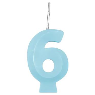 Imagem de Vela de Aniversário Candy Azul - 1 Unidade - Regina, 6