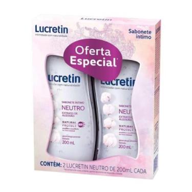 Imagem de Sabonete Líquido Monange Lucretin Neutro 200ml - Embalagem com 2 Unida