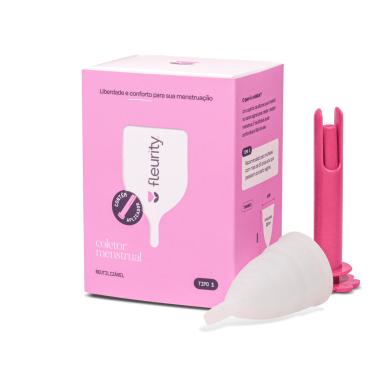 Imagem de Coletor Menstrual Fleurity Tipo 1 1 Unidade Coletor Mestrual Fleurity Individual T1 1 Unidade